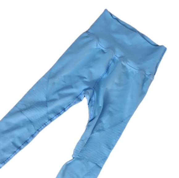 Alphalete Women High-Waisted OG Revival Compression Leggings Size Small Ice Blue - Picture 9 of 14